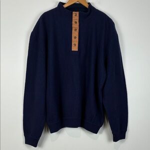 Orvis XXL Wool 1/4 Button Jacket